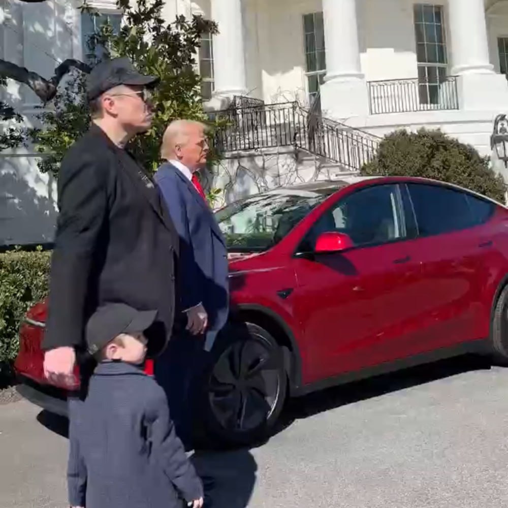 Trump's new tesla